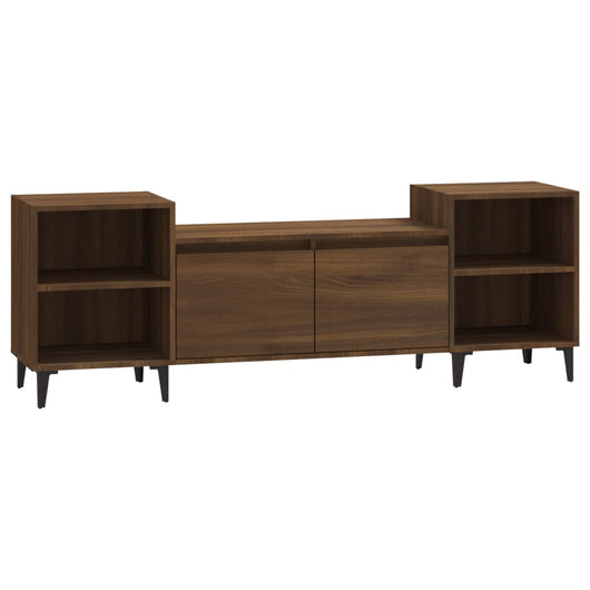 Mobile TV-Credenza per TV-Console TV Rovere Marrone 160x35x55 cm in Legno Multistrato 855762