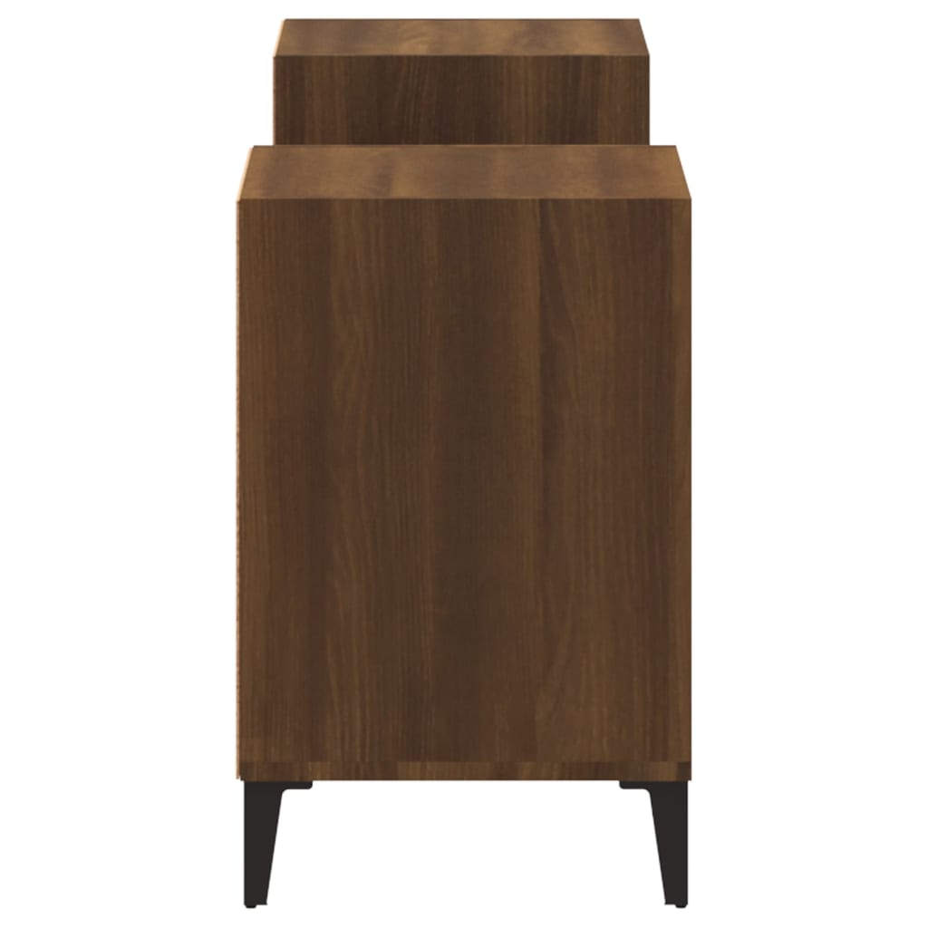 Mobile TV Rovere Marrone 160x35x55 cm in Legno Multistrato