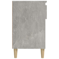 Scarpiera Grigio Cemento 102x36x60 cm in Legno Multistrato 821208