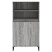 Credenza Grigio Sonoma 60x36x110 cm in Legno Multistratocod mxl 103469