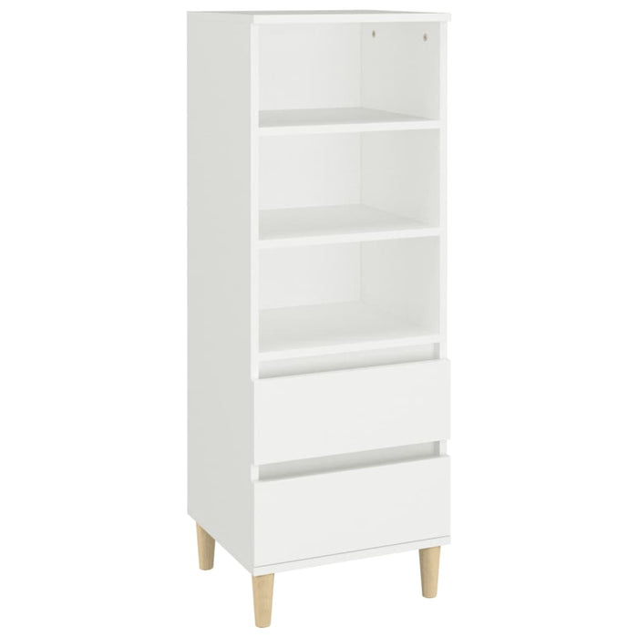 Credenza Bianco 40x36x110 cm in Legno Multistrato 821236