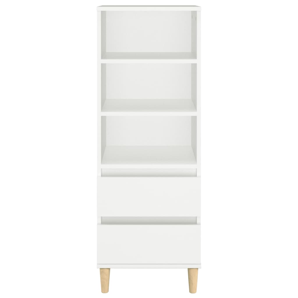 Credenza Bianco 40x36x110 cm in Legno Multistrato 821236