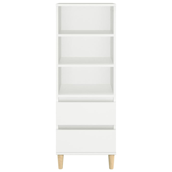 Credenza Bianco 40x36x110 cm in Legno Multistrato 821236