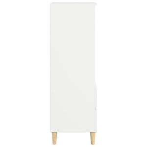 Credenza Bianco 40x36x110 cm in Legno Multistrato 821236