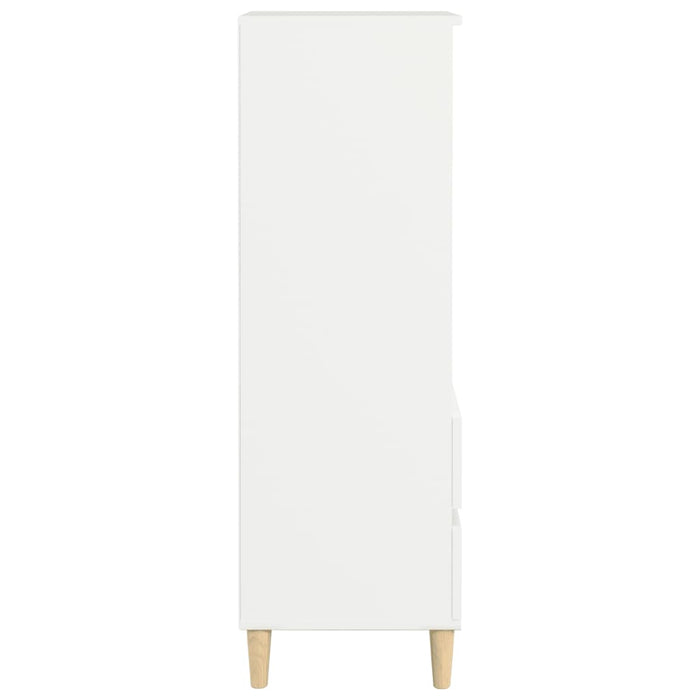 Credenza Bianco 40x36x110 cm in Legno Multistrato 821236