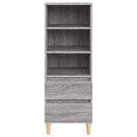 Credenza Grigio Sonoma 40x36x110 cm in Legno Multistrato 821242