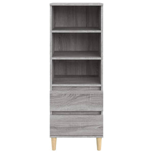 Credenza Grigio Sonoma 40x36x110 cm in Legno Multistrato 821242