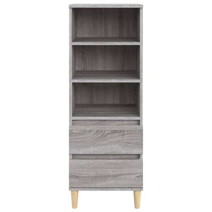 Credenza Grigio Sonoma 40x36x110 cm in Legno Multistrato 821242