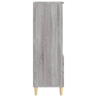 Credenza Grigio Sonoma 40x36x110 cm in Legno Multistrato 821242