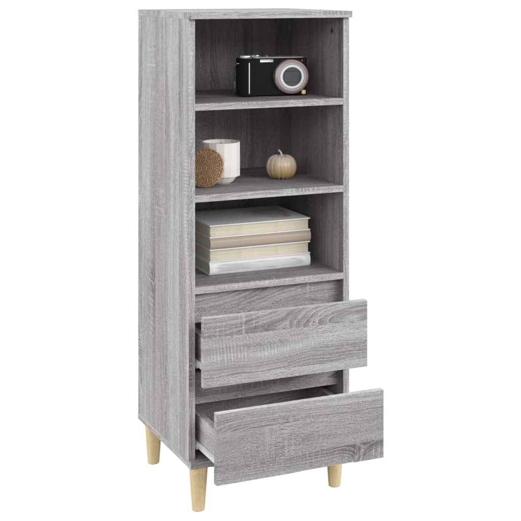 Credenza Grigio Sonoma 40x36x110 cm in Legno Multistrato 821242