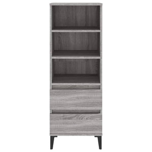 Credenza Grigio Sonoma 40x36x110 cm in Legno Multistrato cod mxl 26116