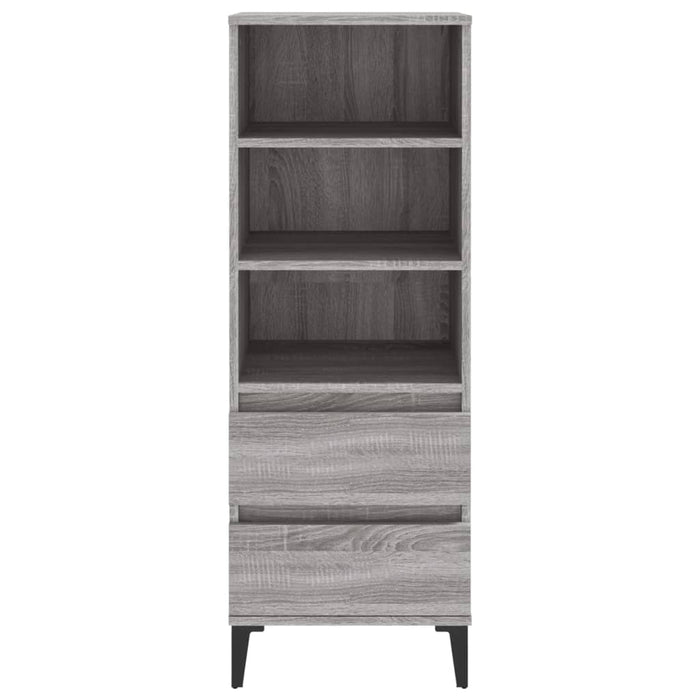 Credenza Grigio Sonoma 40x36x110 cm in Legno Multistrato 821250