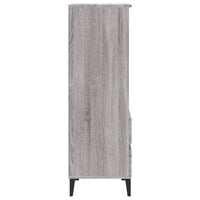Credenza Grigio Sonoma 40x36x110 cm in Legno Multistrato cod mxl 26116