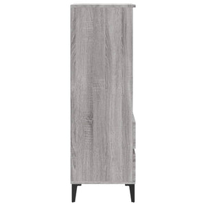 Credenza Grigio Sonoma 40x36x110 cm in Legno Multistrato 821250