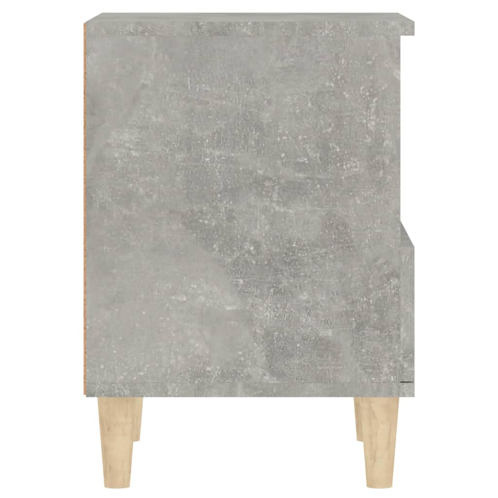Comodini 2 pz Grigio Cemento 40x35x50 cm 821803