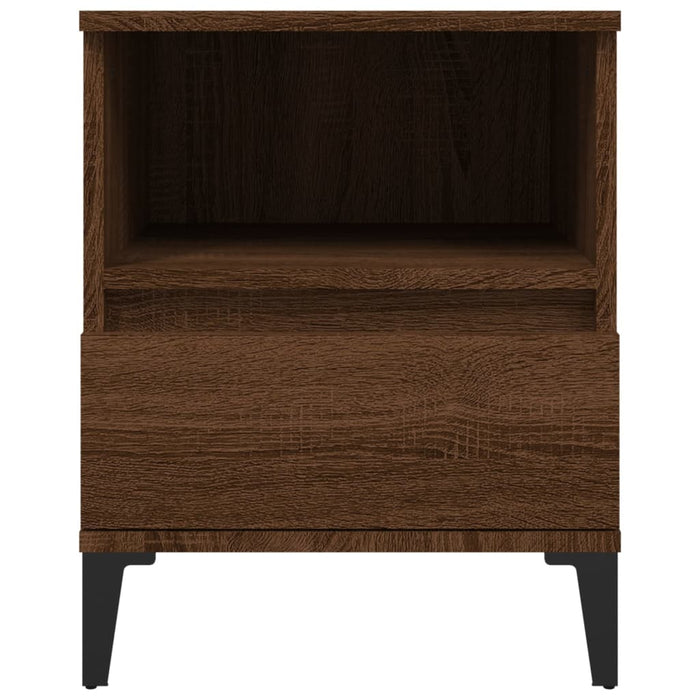 Comodino Rovere Marrone 40x35x50 cm