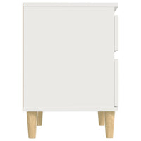 Comodini 2 pz in Bianco 40x35x50 cm 821827