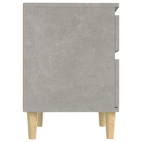 Comodini 2 pz Grigio Cemento 40x35x50 cm cod mxl 33260