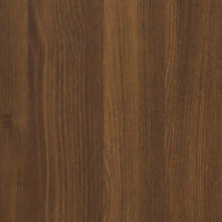 Comodino Rovere Marrone 40x35x50 cm 821840