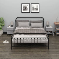 Comodino 2 pz Grigio Sonoma 40x35x50 cm cod mxl 33266