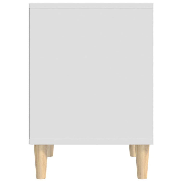 Comodini 2 pz in Bianco 40x35x50 cm 821859