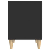 Comodino Nero 40x35x50 cm in Legno Multistrato 821860