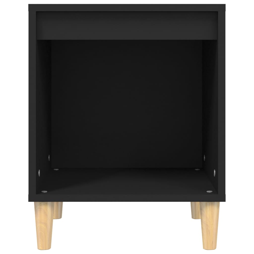 Comodini 2 pz Nero 40x35x50 cm 821861