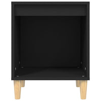 Comodini 2 pz Nero 40x35x50 cm 821861