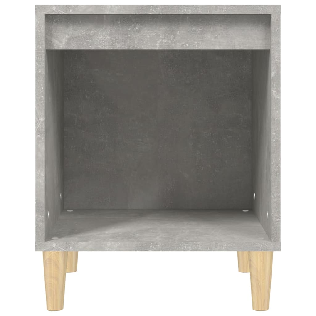 Comodini 2 pz Grigio Cemento 40x35x50 cm 821867