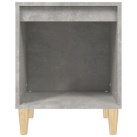 Comodini 2 pz Grigio Cemento 40x35x50 cm 821867