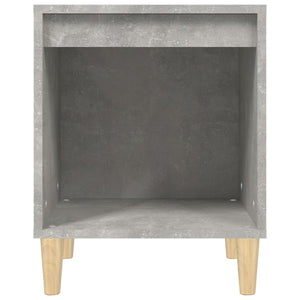 Comodini 2 pz Grigio Cemento 40x35x50 cm 821867