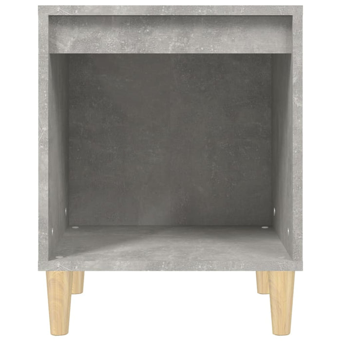 Comodini 2 pz Grigio Cemento 40x35x50 cm 821867