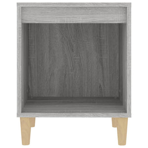 Comodino 2 pz-Set di 2 Tavolino da notte Grigio Sonoma 40x35x50 cm 739904