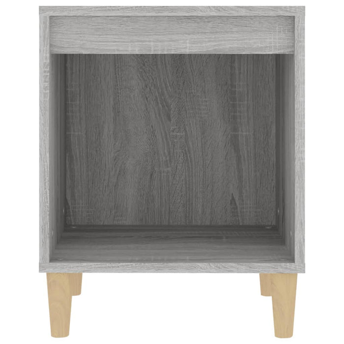 Comodino 2 pz-Set di 2 Tavolino da notte Grigio Sonoma 40x35x50 cm 739904