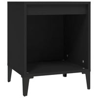 Comodino Nero 40x35x50 cm cod mxl 31189