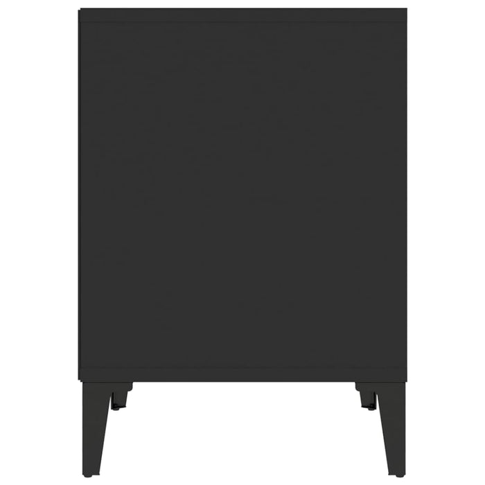 Comodino Nero 40x35x50 cm cod mxl 31189