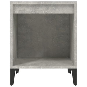 Comodini 2 pz Grigio Cemento 40x35x50 cm 821883
