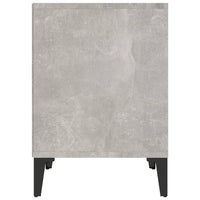 Comodini 2 pz Grigio Cemento 40x35x50 cm 821883