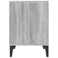 Comodino 2 pz Grigio Sonoma 40x35x50 cm 821887