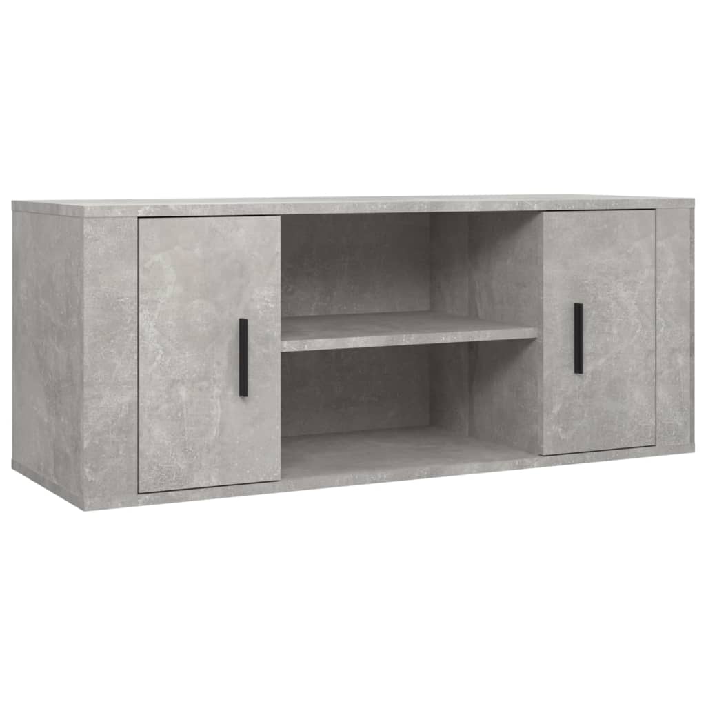 Mobile per TV Grigio Cemento 100x35x40 cm Legno Multistrato cod mxl 28078