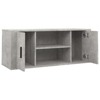 Mobile per TV Grigio Cemento 100x35x40 cm Legno Multistrato cod mxl 28078
