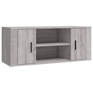 Mobile TV Grigio Sonoma 100x35x40 cm in Legno Multistrato cod mxl 26168