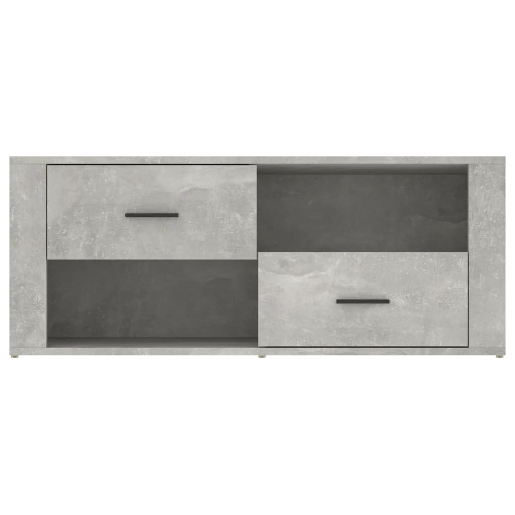 Mobile per TV Grigio Cemento 100x35x40 cm Legno Multistrato cod mxl 23495