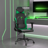 Sedia da Gaming Nera e Verde in Similpellecod mxl 75883