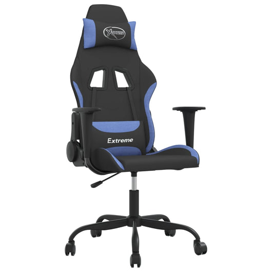 Sedia da Gaming Nero e Blu in Tessuto cod mxl 60447