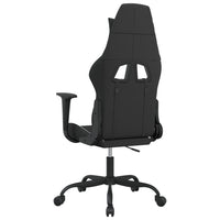 Sedia da Gaming Nero e Bianco in Tessuto cod mxl 77363