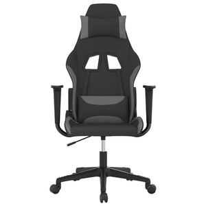 Sedia da Gaming Nero e Grigio Chiaro in Tessuto 3143734