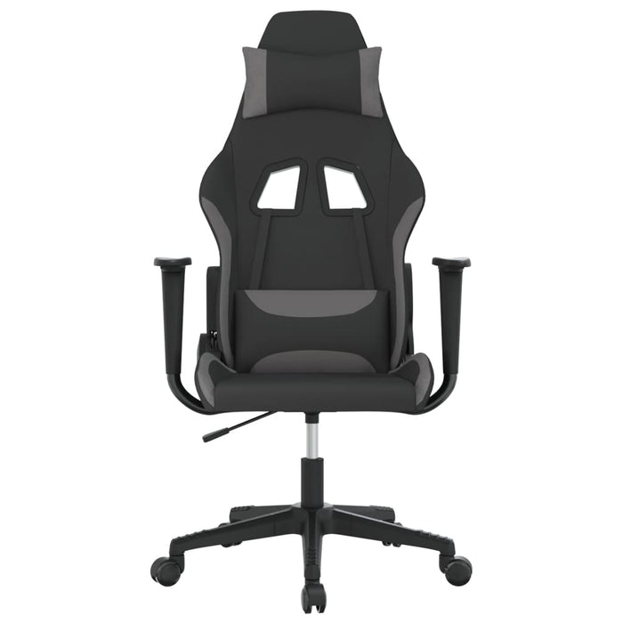 Sedia da Gaming Nero e Grigio Chiaro in Tessuto 3143734