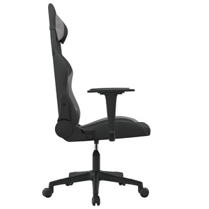 Sedia da Gaming Nero e Grigio Chiaro in Tessuto 3143734