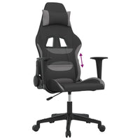Sedia da Gaming Nero e Grigio Chiaro in Tessuto 3143734
